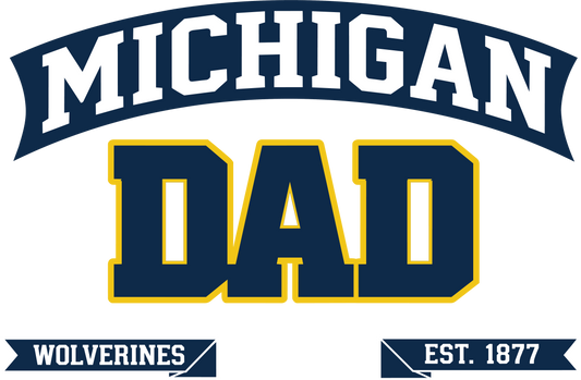 MICHIGAN DAD DTF TRANSFER