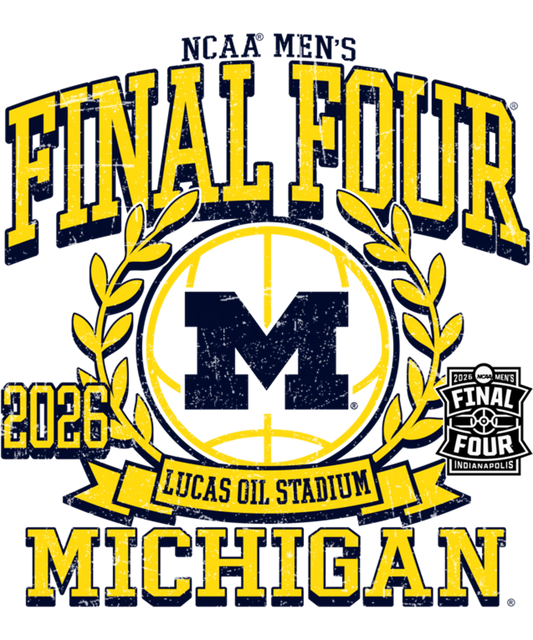 Final four u of m #1 Dtf transfer