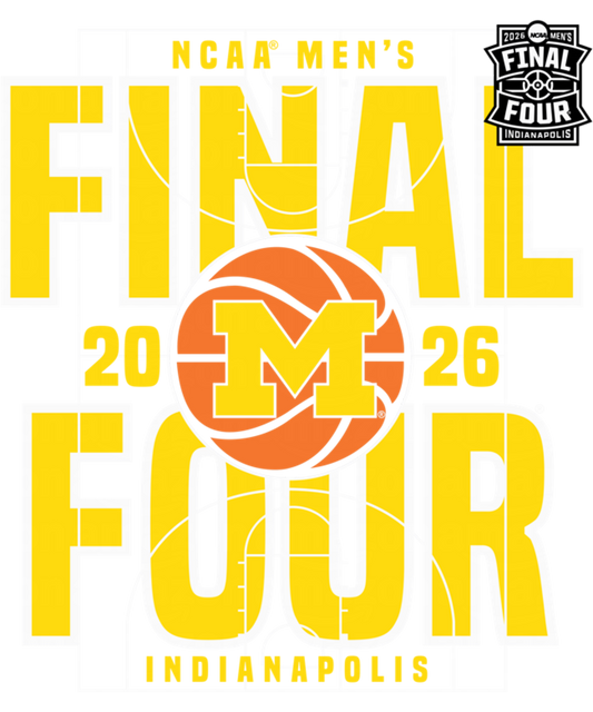 Final four u of m #8 Dtf transfer halftone
