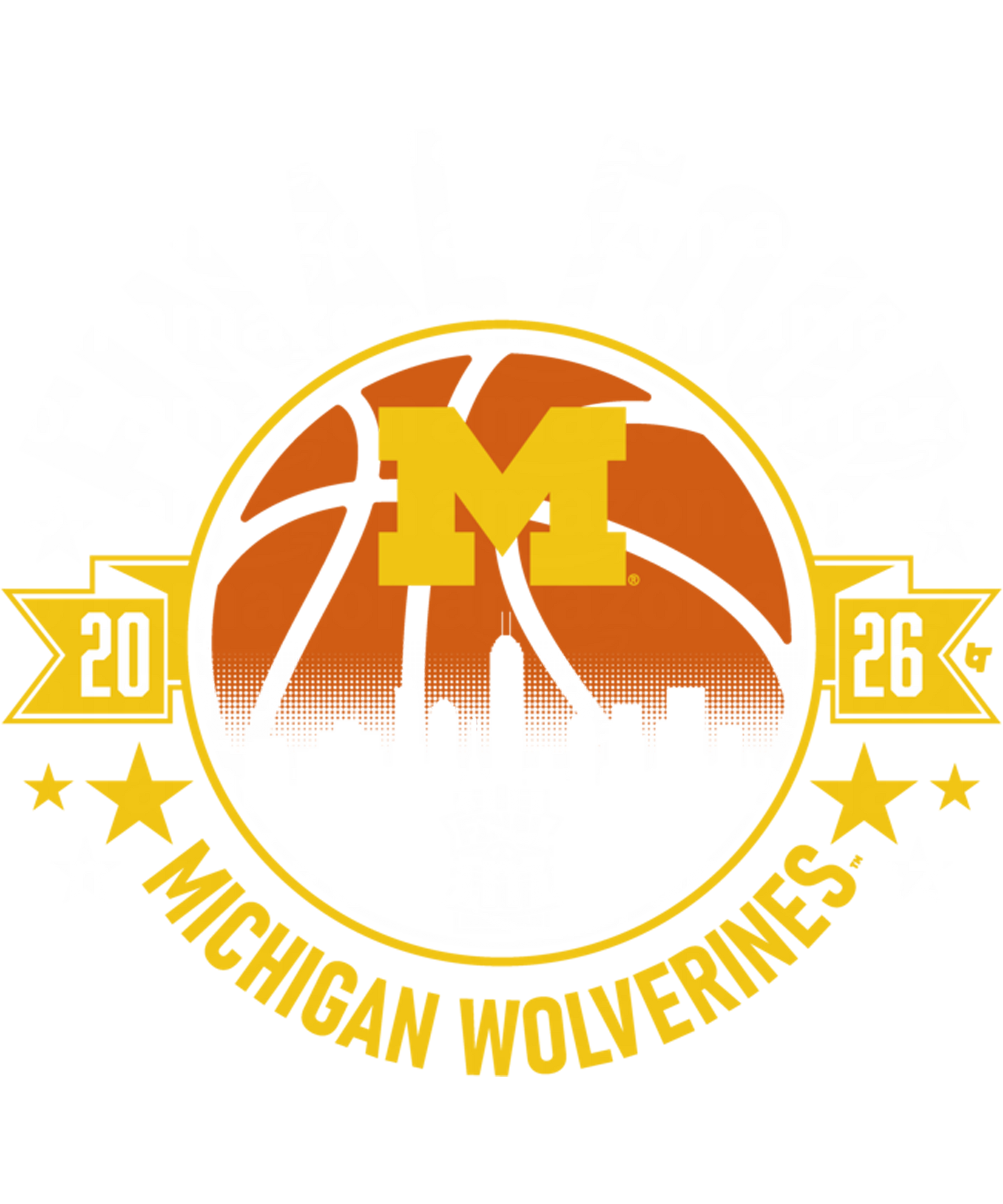 Final four u of m #5 Dtf transfer halftone