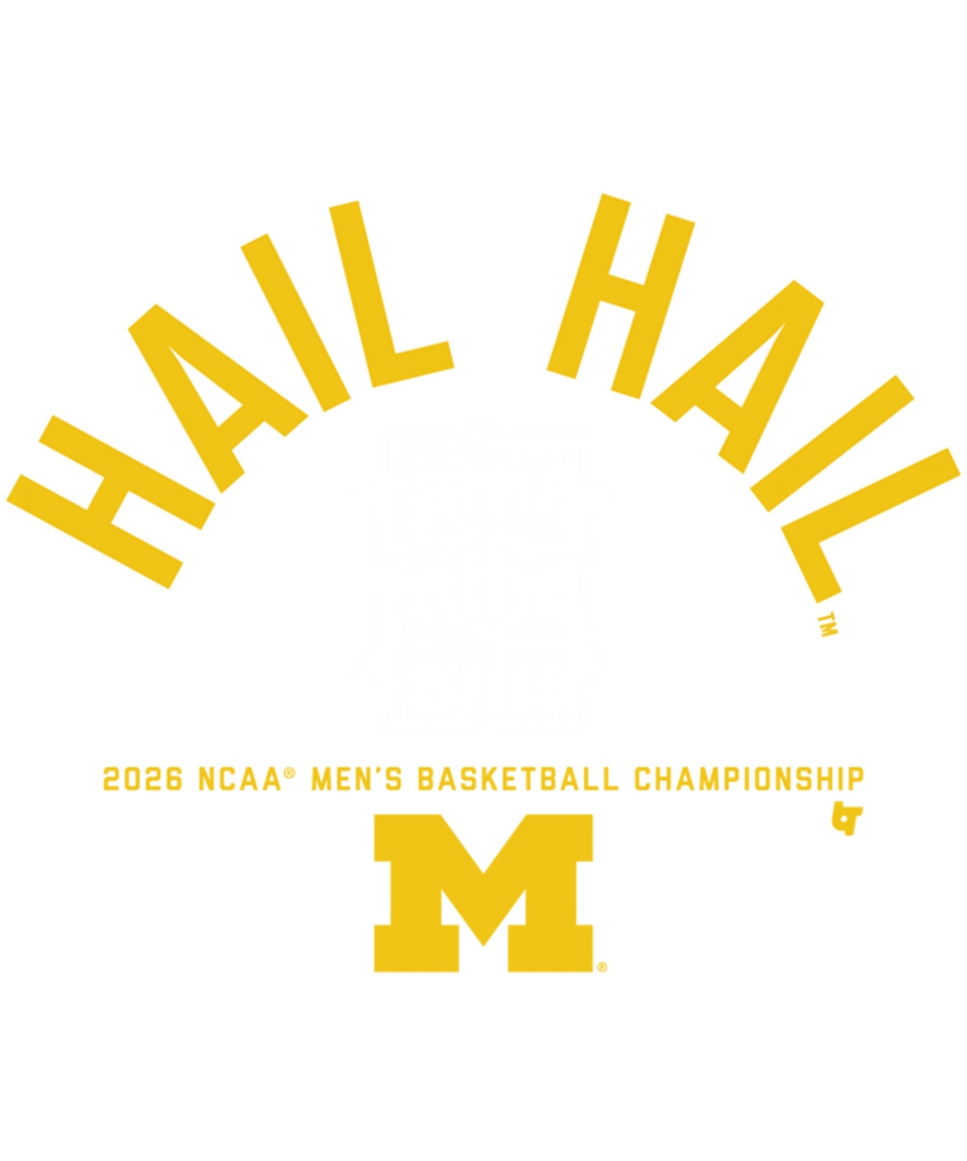 Final four u of m #6 Dtf transfer halftone