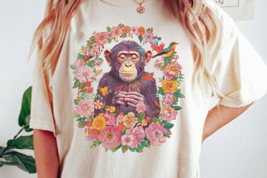Floral monkey