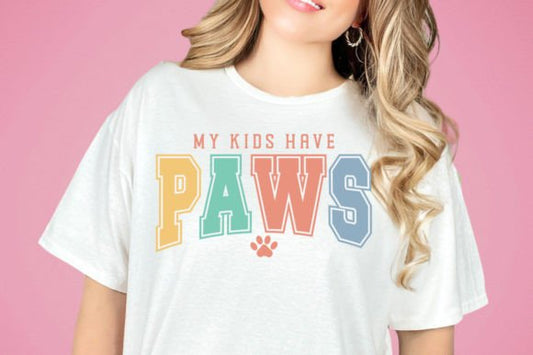 my kids have paws