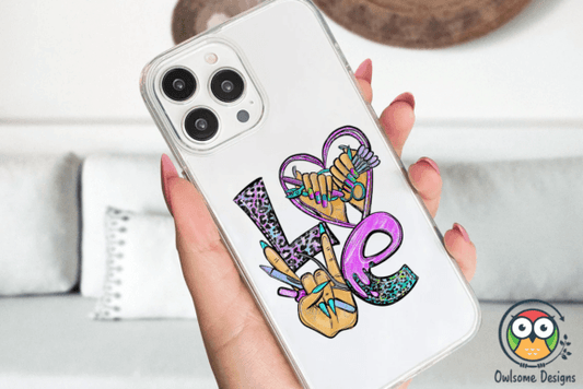 Love Nails Uv DECAL (4in)