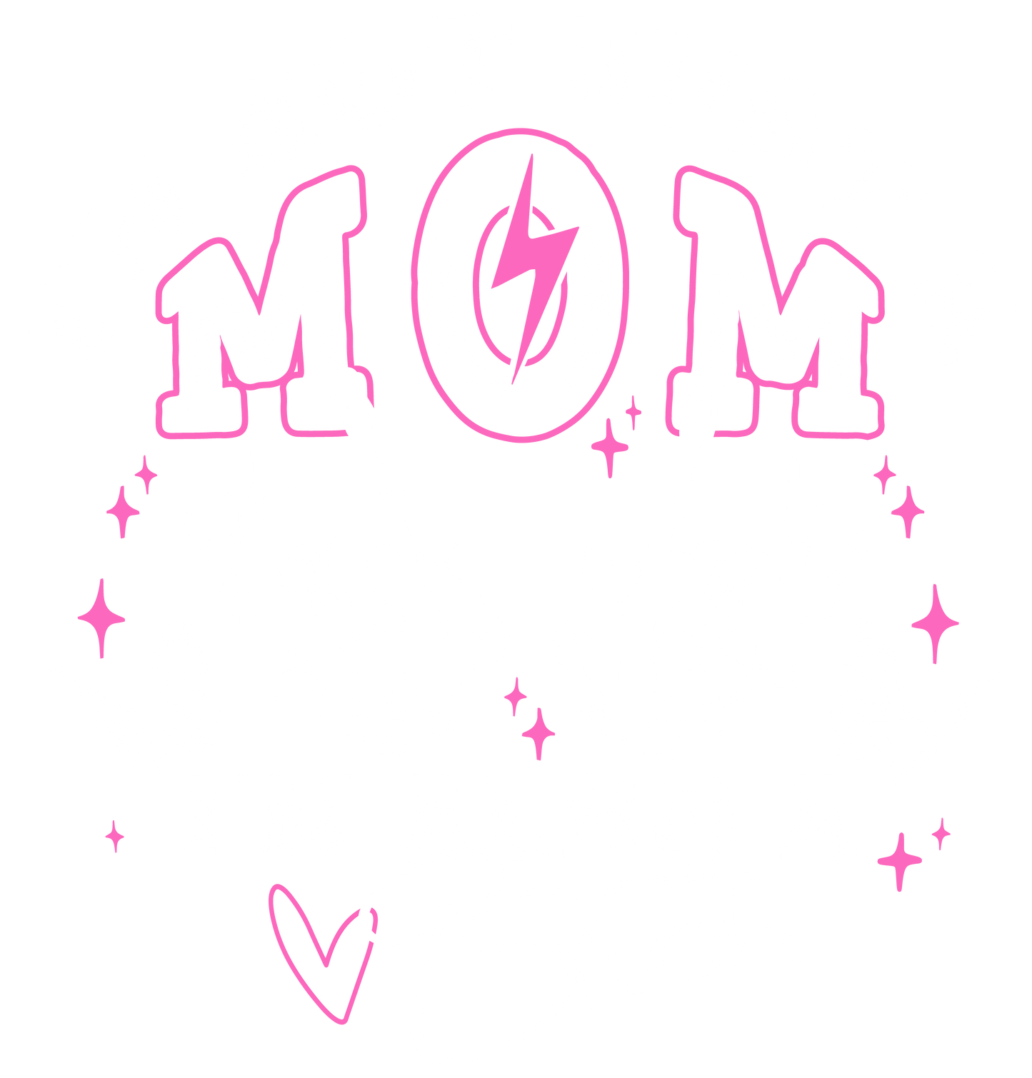 I'm not just a mom I'm also a bitch white and pink