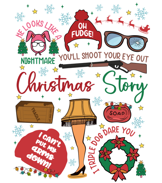 A Christmas Story mix up  DTF Transfer