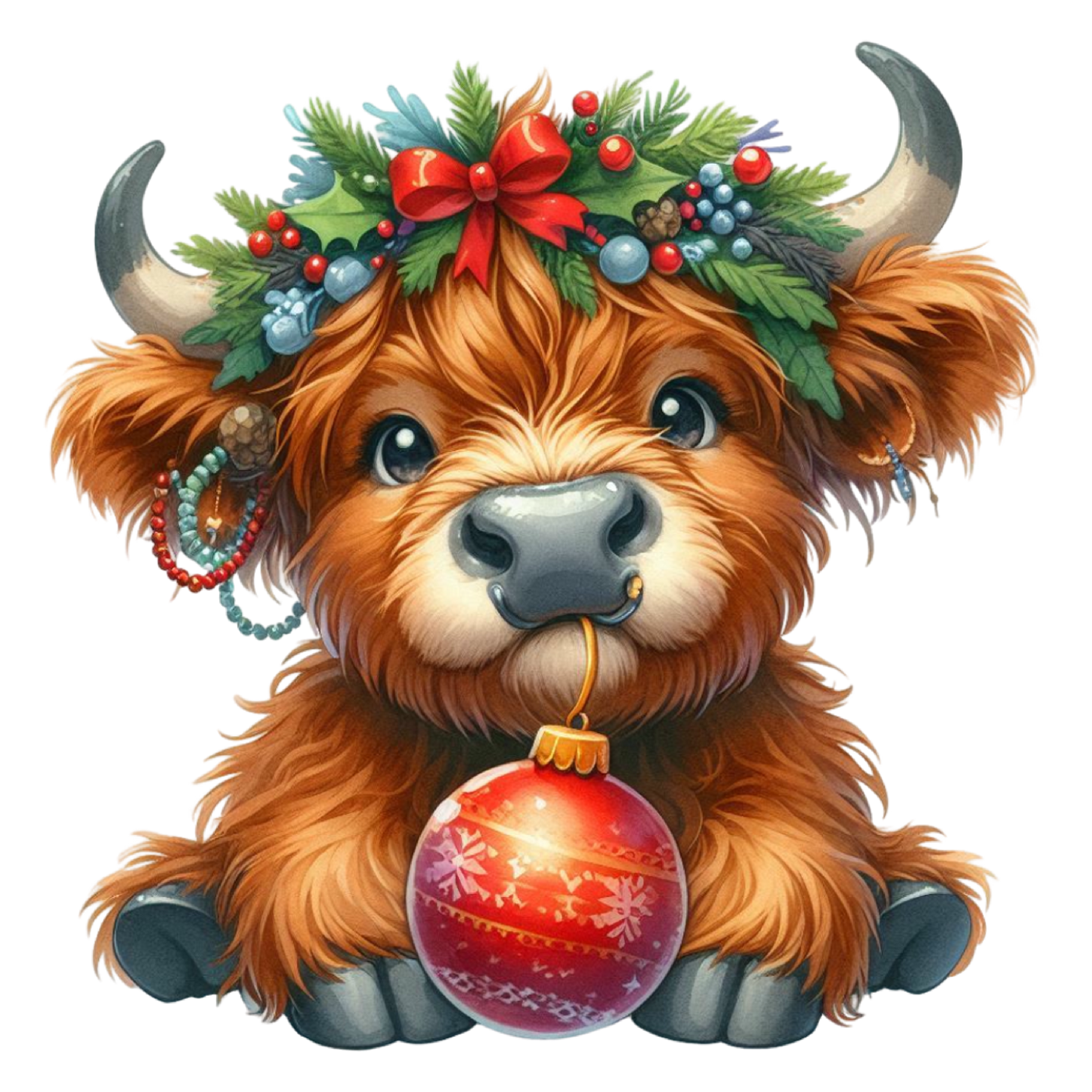 Santa with bubble gum DTF Transfer (Copy) (Copy) (Copy) - Hur&Co.