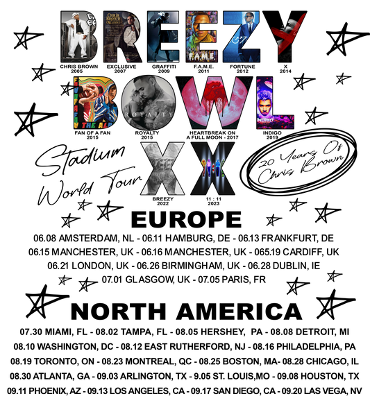 Chris Brown Breezy Bowl XX colorful