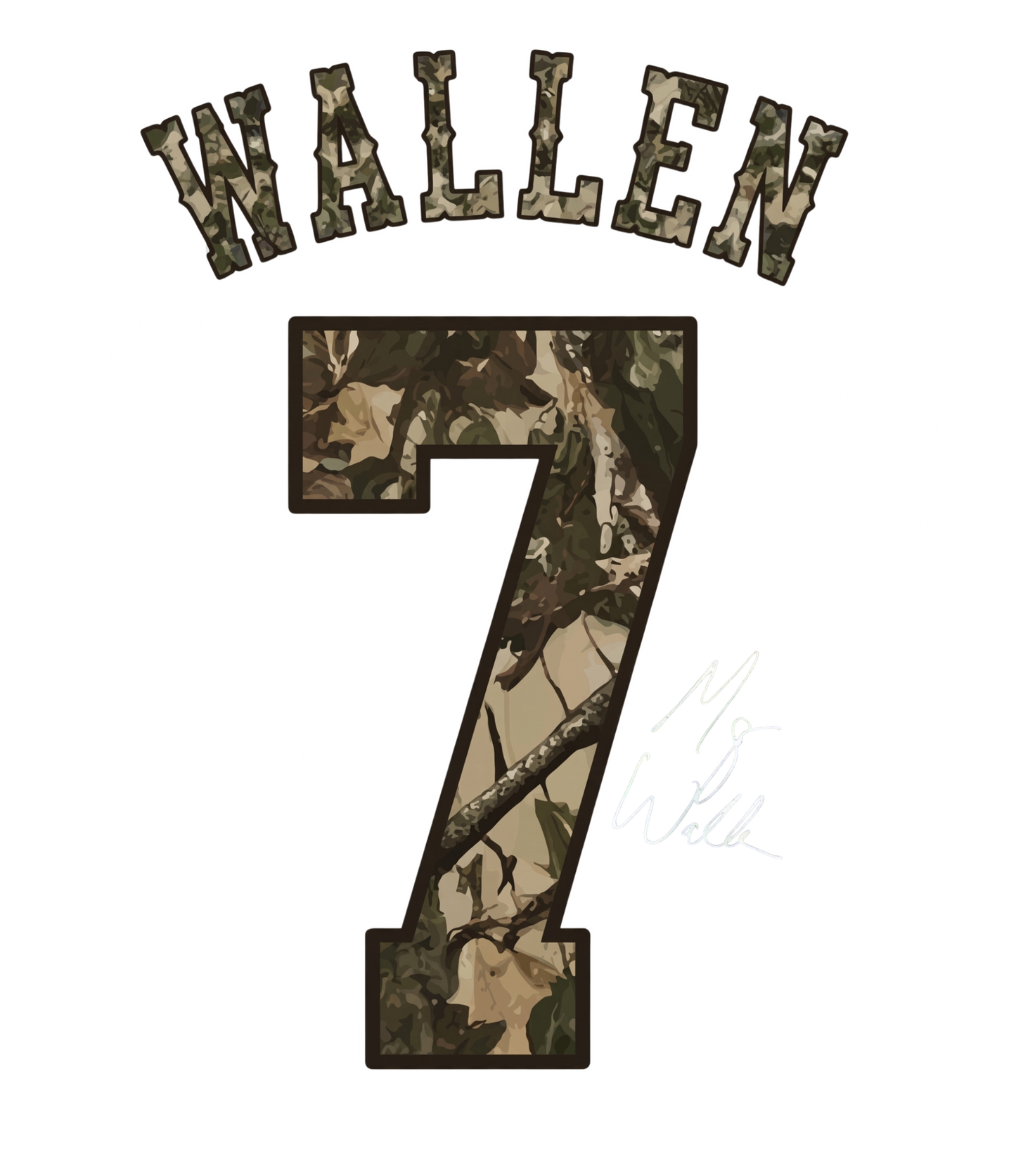 7 wallen dtf transfer