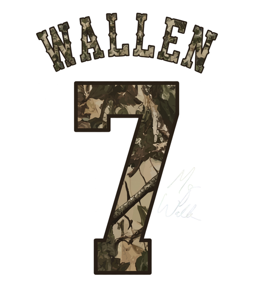 7 wallen dtf transfer