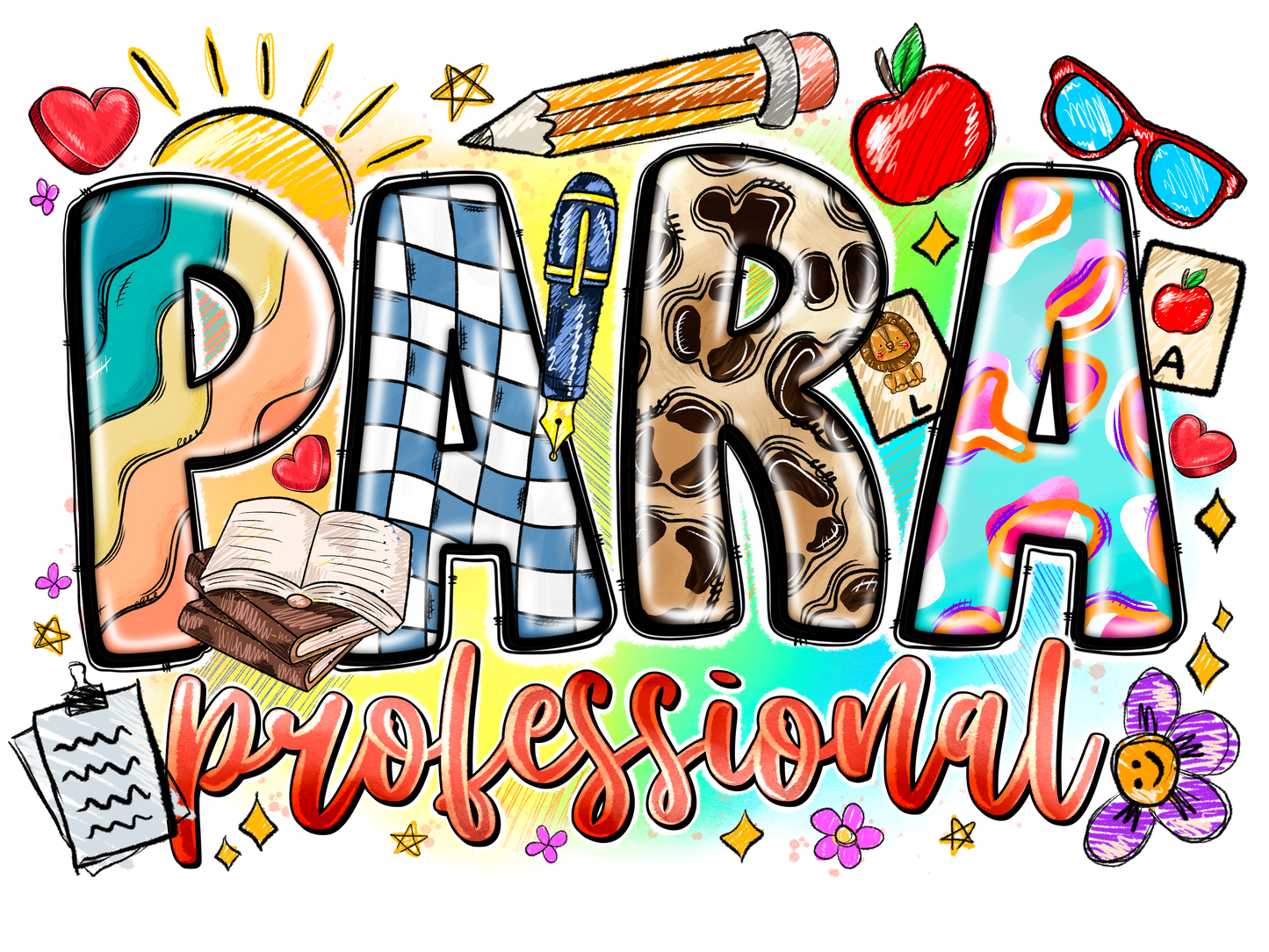 COLORFUL PARAPROFESSIONALS DTF TRANSFER