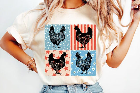 Patriotic Chickens