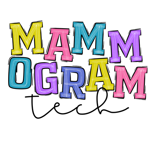 Mammogram tech dtf transfer