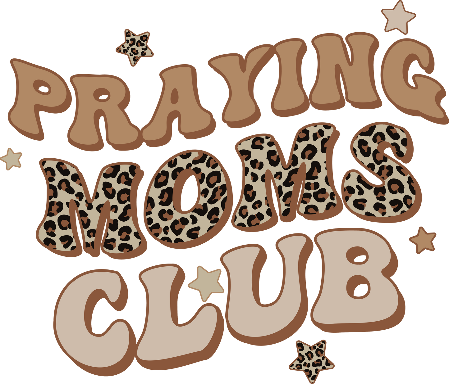 Praying moms club dtf transfer