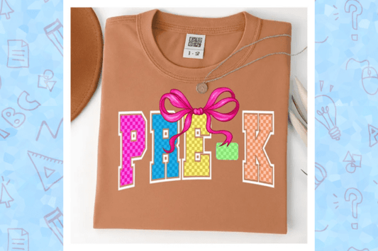 Pink bow PRE K