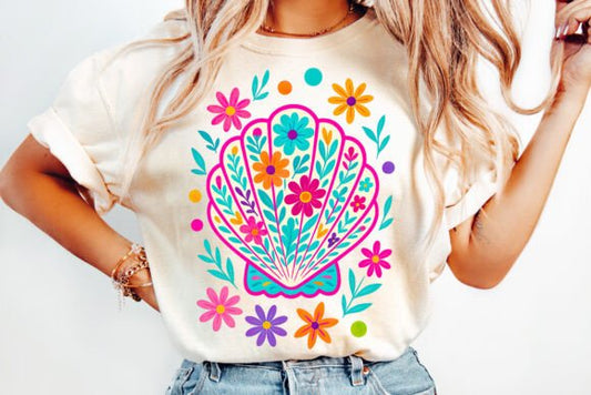 🐚 floral shell