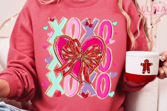 Xoxo bows♥️💕❤️dtf transfer