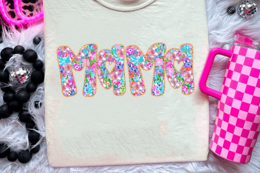 Preppy Floral Mama
