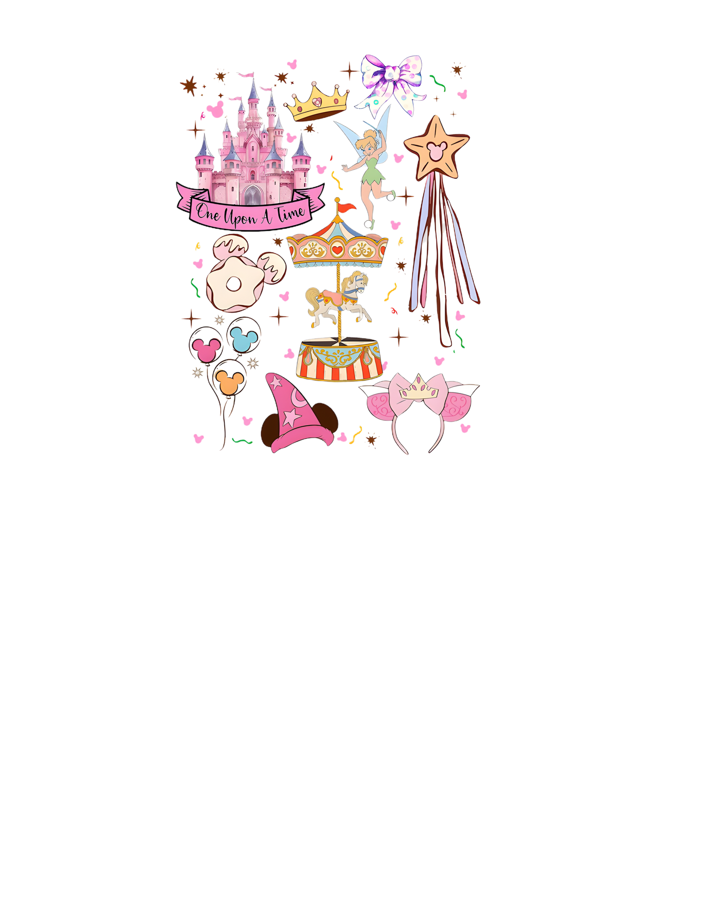 Princess coquette disney princess dtf transfer
