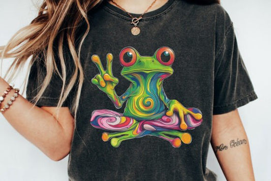 Psychedelic frog
