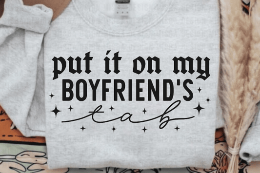 Blk Put it on my bf. Tab