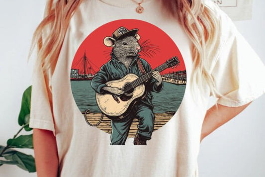 Rat playing music