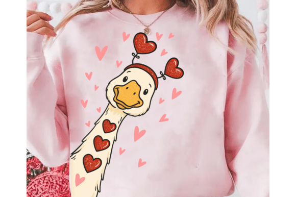 Love goose tall dtf transfer