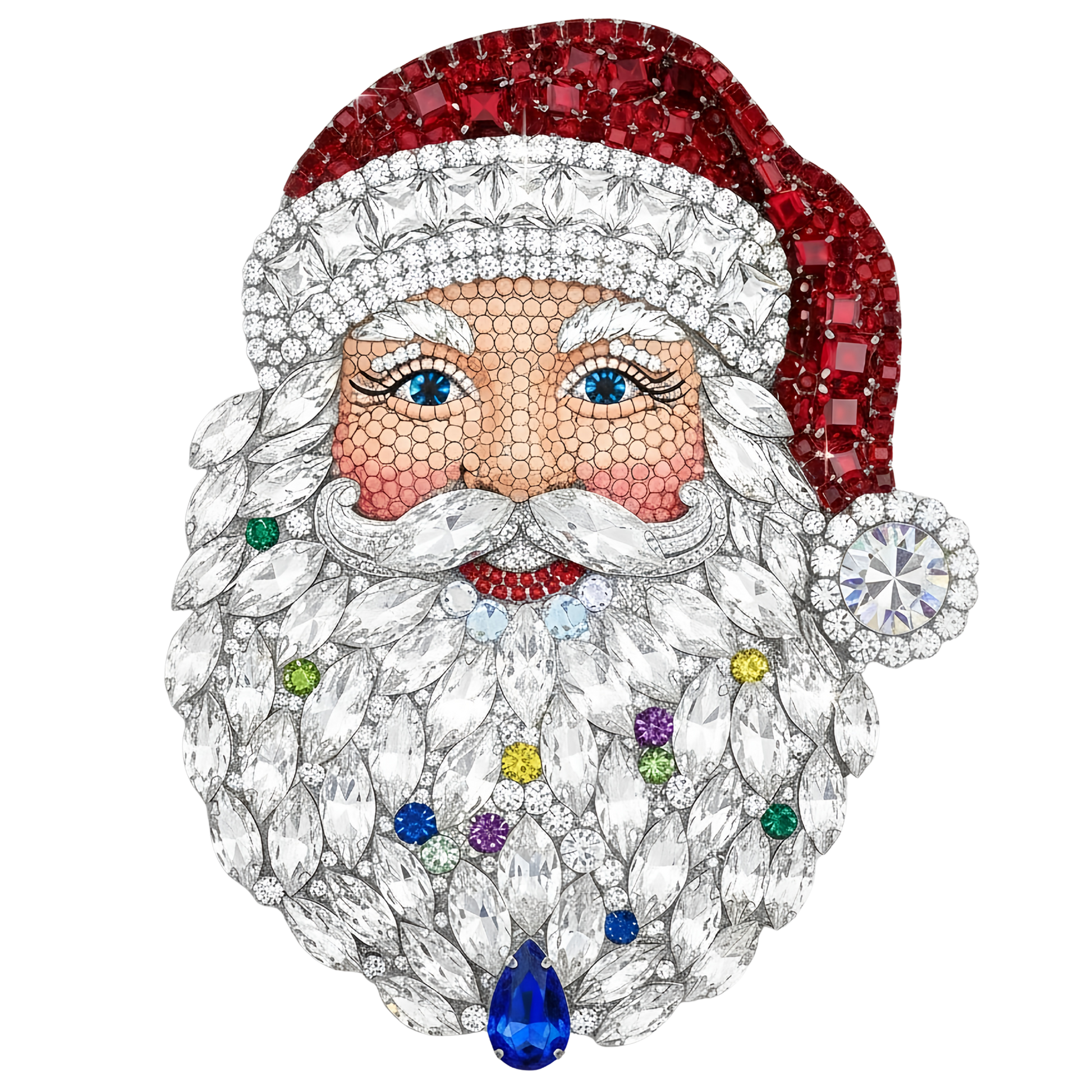 Faux bling santa - Hur&Co.