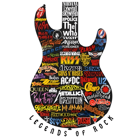 Legends of Rock dtf transfer