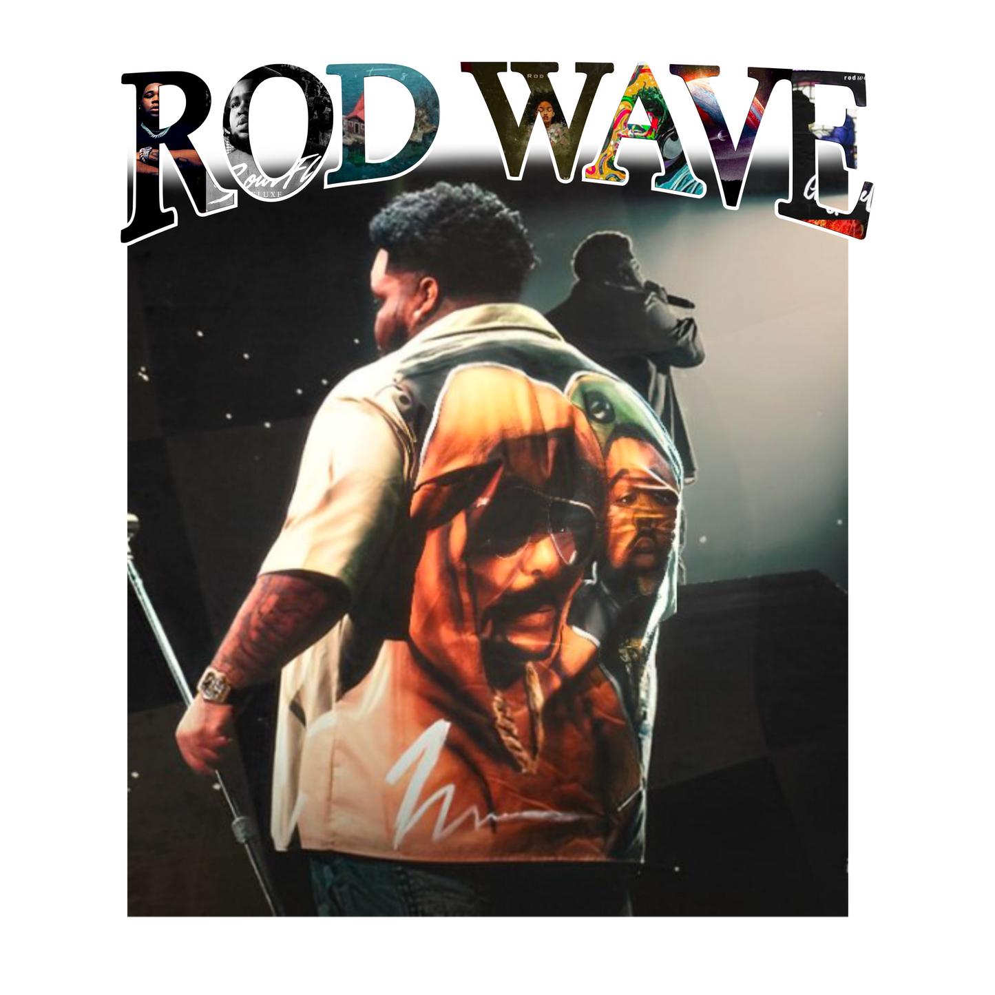 Rod Wave last tour DTF transfer