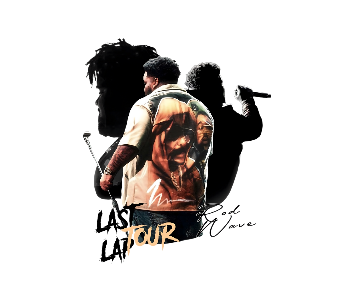Rod Wave Last Lab Rod Wave last lap tour DTF transfer – Hur&Co.