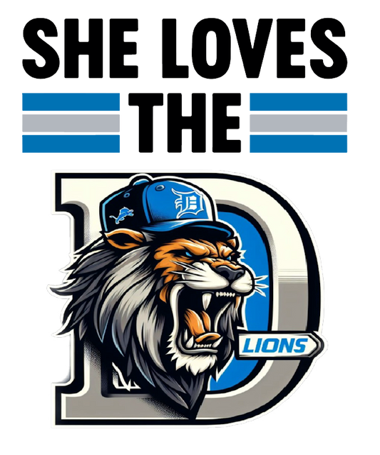She loves the D Lions too