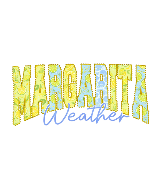 Margarita weather  dtf transfer