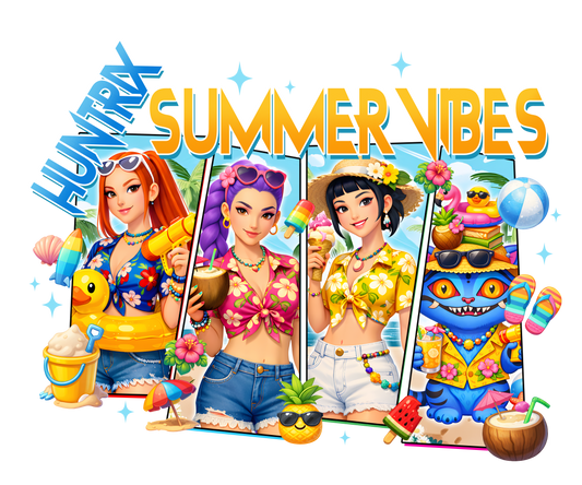 Huntrix Summer Vibes Dtf transfer