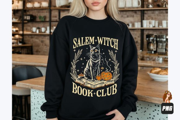 Salem witch books club dtf transfer