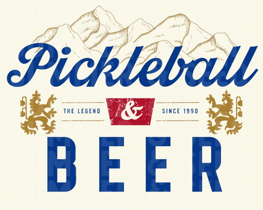 Pickleball * beer