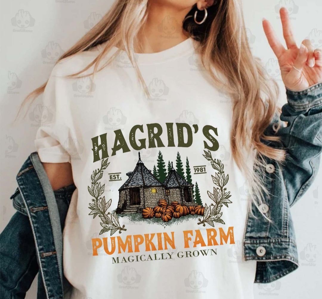 Hagrids pumpkin farm dtf transfer