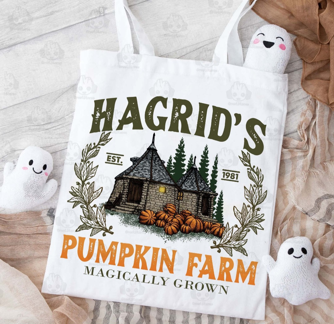 Hagrids pumpkin farm dtf transfer