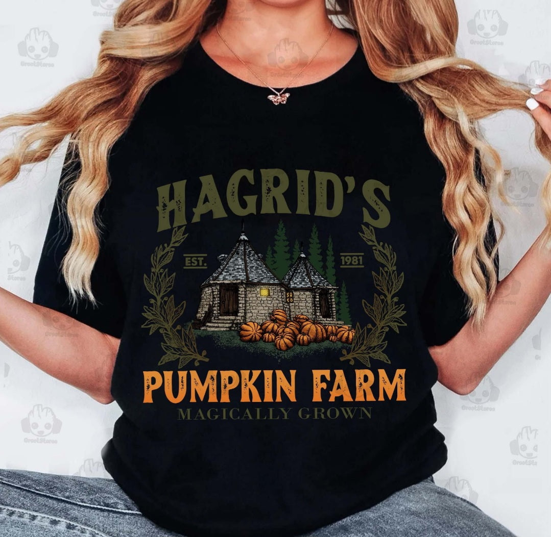 Hagrids pumpkin farm dtf transfer