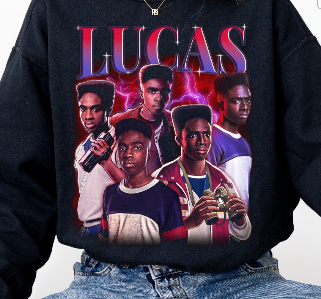 Stranger things LUCAS dtf transfer - Hur&Co.
