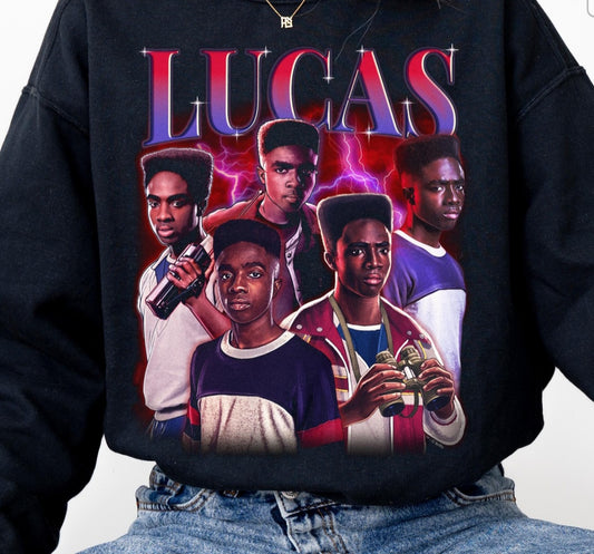 Stranger things LUCAS dtf transfer - Hur&Co.