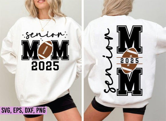 Football Senior mom Class of 2025 dtf transfer