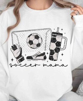Soccer Mama faux glitter