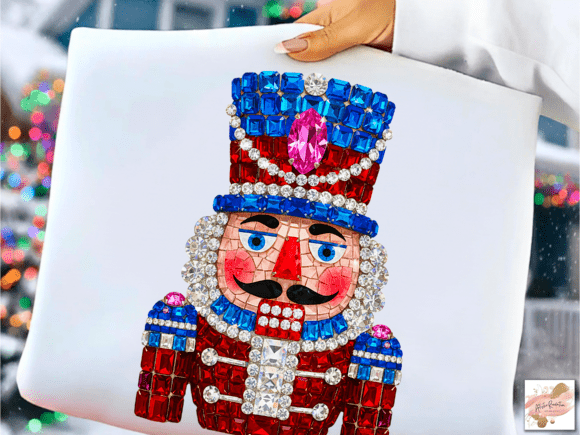 Nutcracker #2 faux rhinestones - Hur&Co.