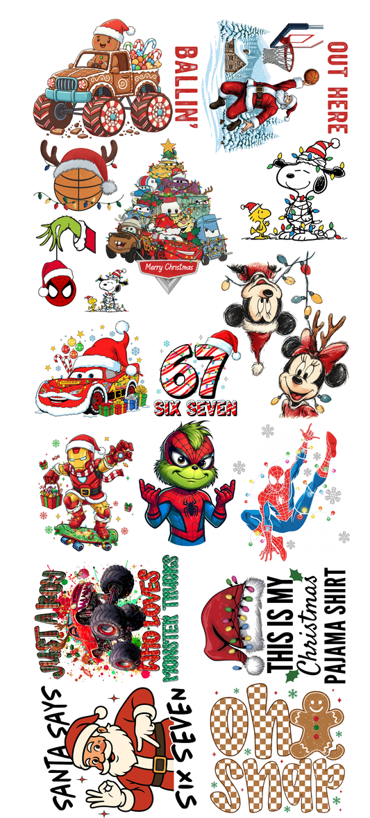 Pre-made Christmas 16x40 Christmas Mixed Youth sizes Including sets