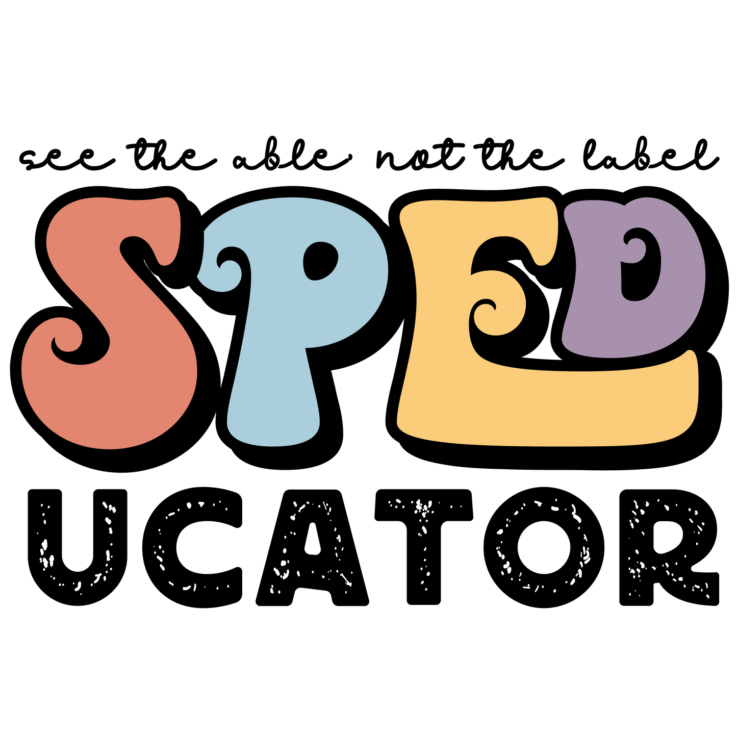 SPED education Dtf Transfer