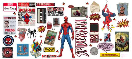Spiderman 16oz UV DTF Wrap