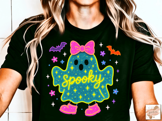 Spooky faux glitter