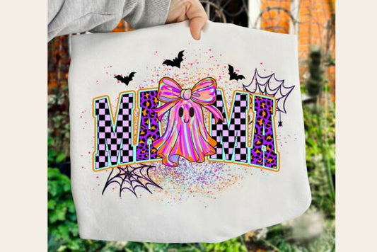Spooky Mama Pink ghost