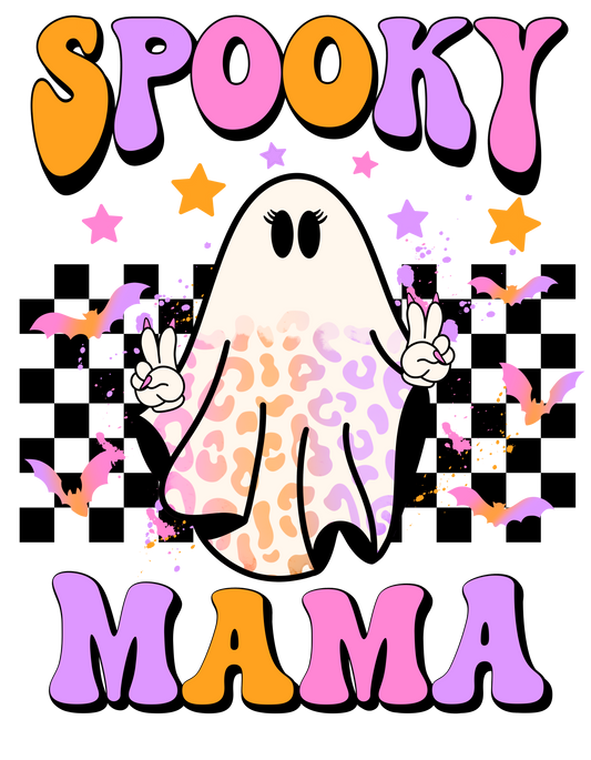 Spooky Mama dtf transfer